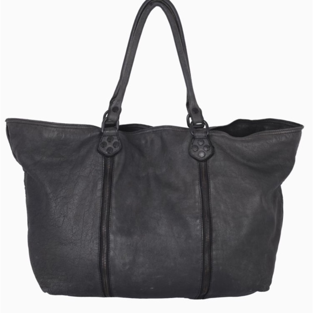 Zadig & Voltaire Leather Expandable Tote NWOT. - Picture 2 of 15